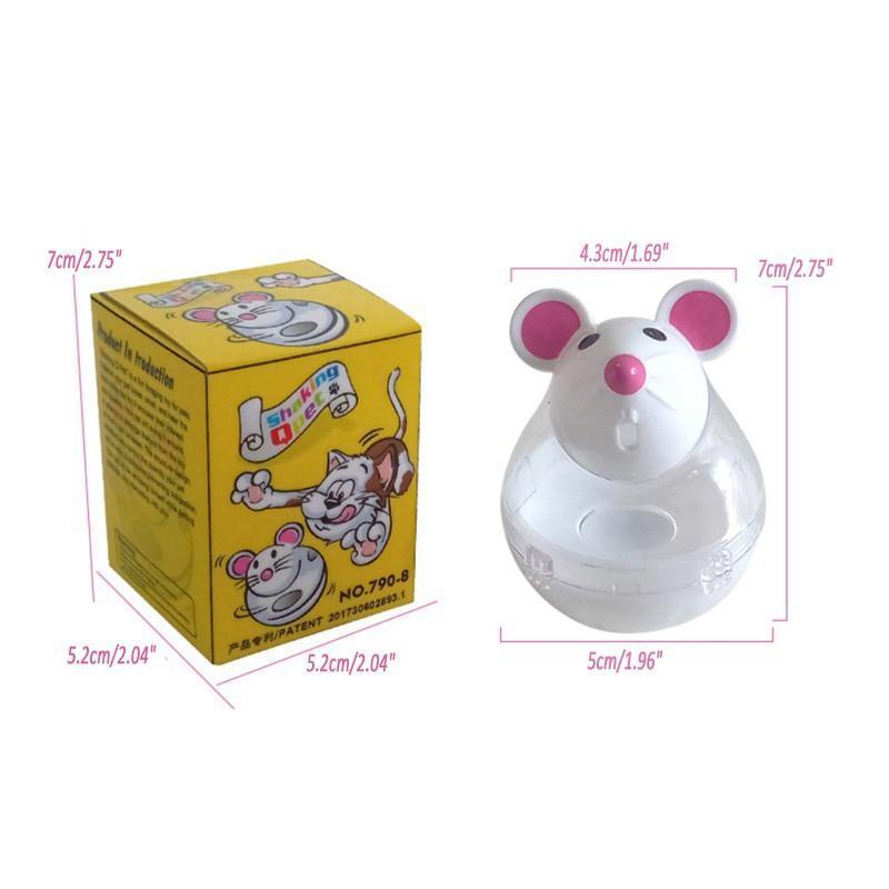 RZXEA™ Bobble Mouse Cat Treat Dispenser