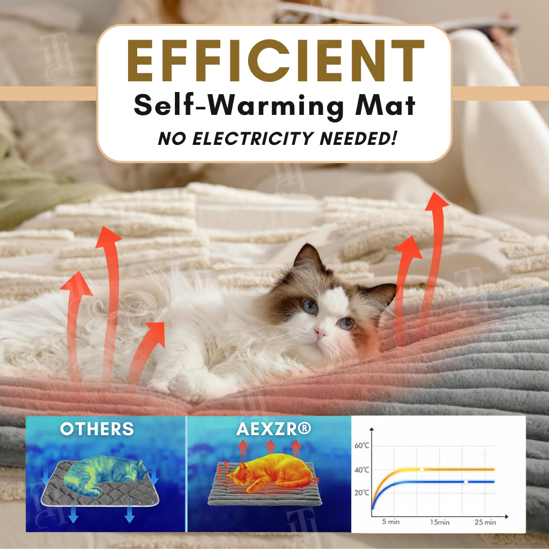 AEXZR® Self-Warming Mat 🌡️ No Electricity Needed