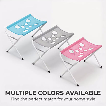 Portable Foldable Hands Free Stainless Steel Frame Breathable Mesh Support Pet Shower Rack Dog Bathing Stand For