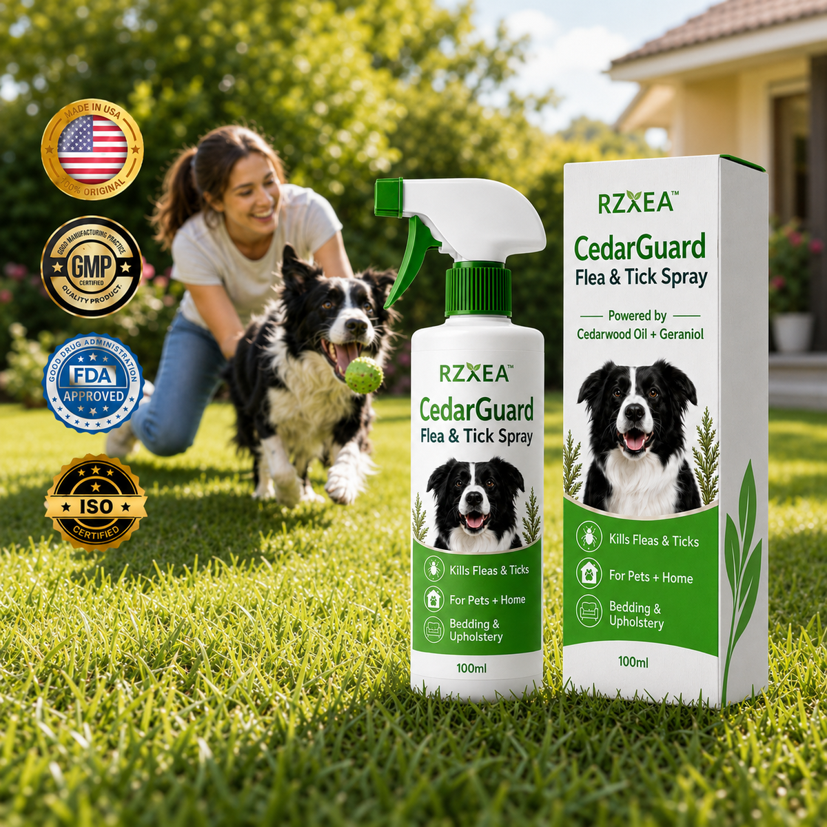 RZXEA™ CedarGuard Flea & Tick Spray