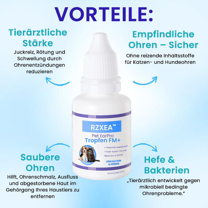 🌟 Offizieller Shop | RZXEA™ Pet EarPro Tropfen FM+