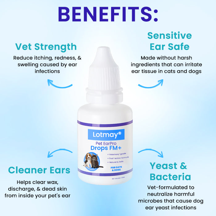 🌟 Official Store | Lotmay® Pet EarPro Drops FM+