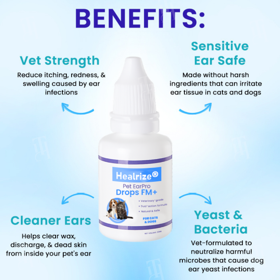 🌟 Official Store | Healrize® Pet EarPro Drops FM+