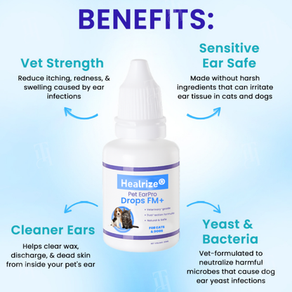 🌟 Official Store | Healrize® Pet EarPro Drops FM+