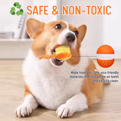 RZXEA™ Smart Interactive Dog Ball ⚡ Self-Rolling & Durable TPU | Cures Boredom