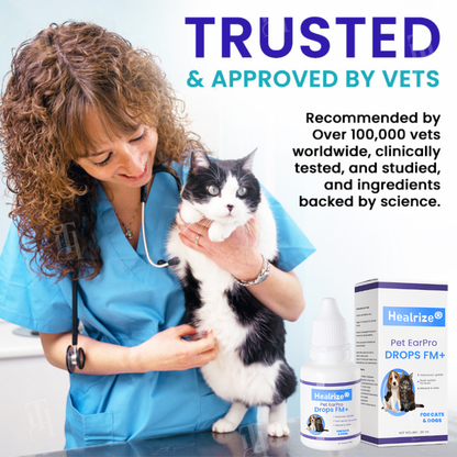 🌟 Official Store | Healrize® Pet EarPro Drops FM+
