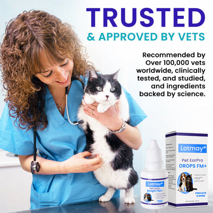 🌟 Official Store | Lotmay® Pet EarPro Drops FM+