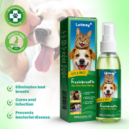🌟 Official Store | Lotmay® FreshBreath Pet Oral Care Spray