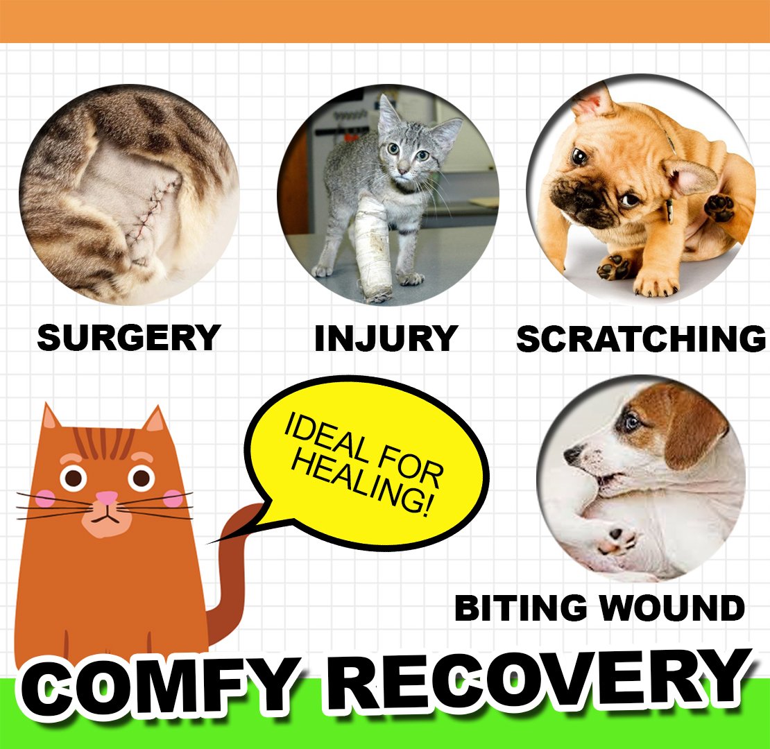 AEXZR® Adjustable Comfy Pet Cone