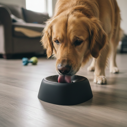 RZXEA™ Rotating Lick Bowl 🌀 Interactive Slow Feeder | Anxiety Relief & Mess-Free