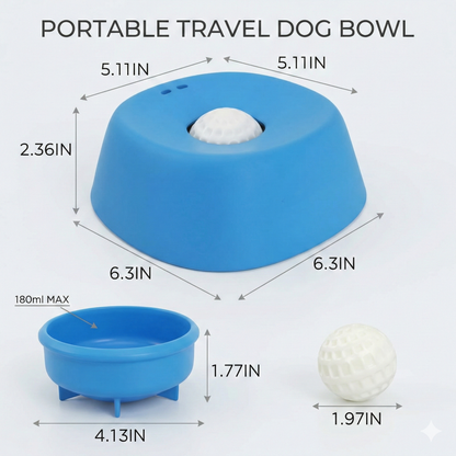 RZXEA™ Rotating Lick Bowl 🌀 Interactive Slow Feeder | Anxiety Relief & Mess-Free