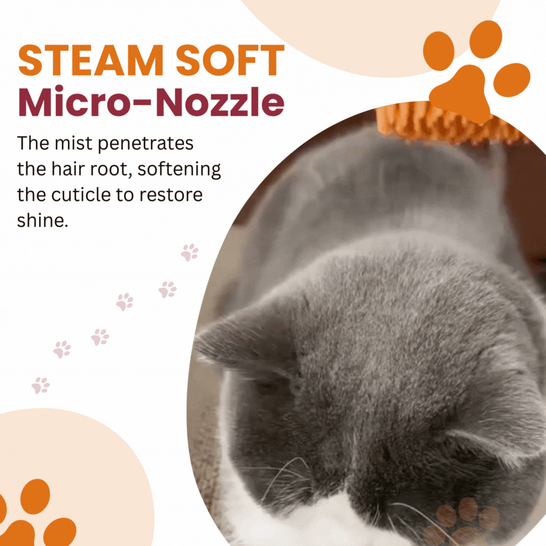 AEXZR® 3-in-1 Pet Steam Brush