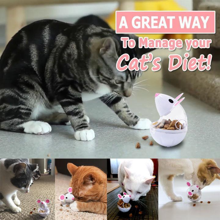 RZXEA™ Bobble Mouse Cat Treat Dispenser