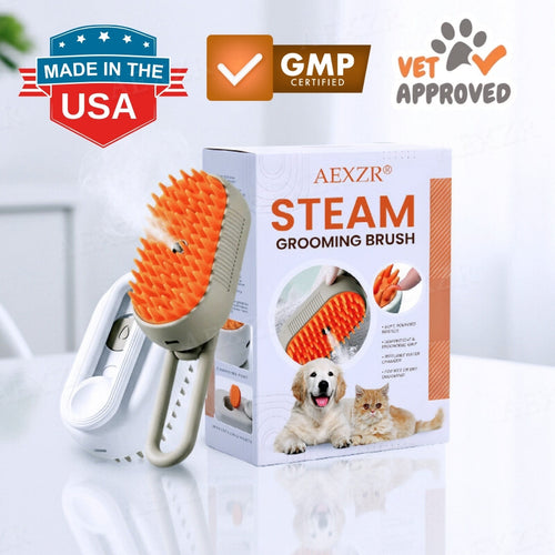 AEXZR® 3-in-1 Pet Steam Brush