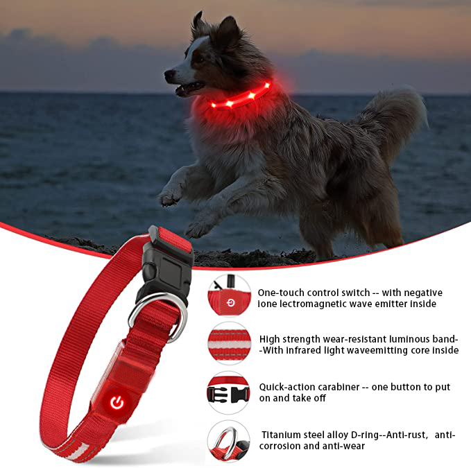 AEXZR® The Pethouse Negative Ion Infrared Pet Electromagnetic Physiotherapy Collar