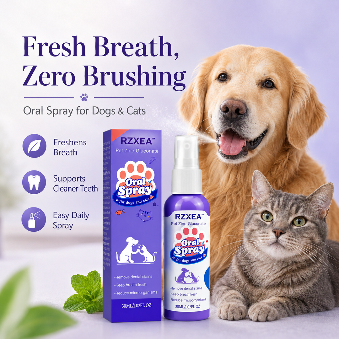 🦷 Fresh Breath, Zero Brushing | RZXEA™ Pet Oral Spray