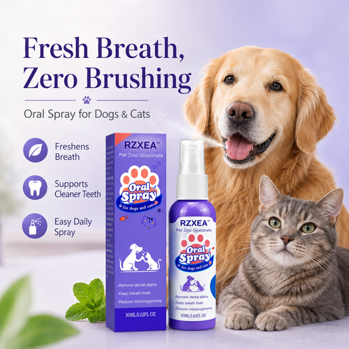 🦷 Fresh Breath, Zero Brushing | RZXEA™ Pet Oral Spray