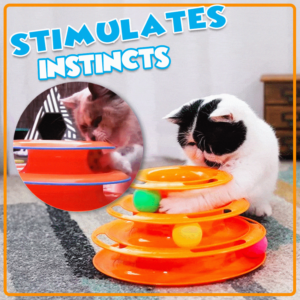 RZXEA™3-Tier Tower Cat Toy