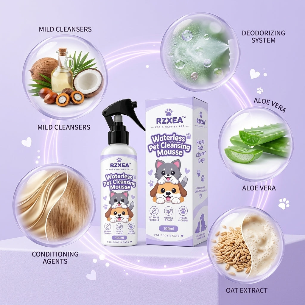 RZXEA™ Waterless Pet Cleansing Mousse