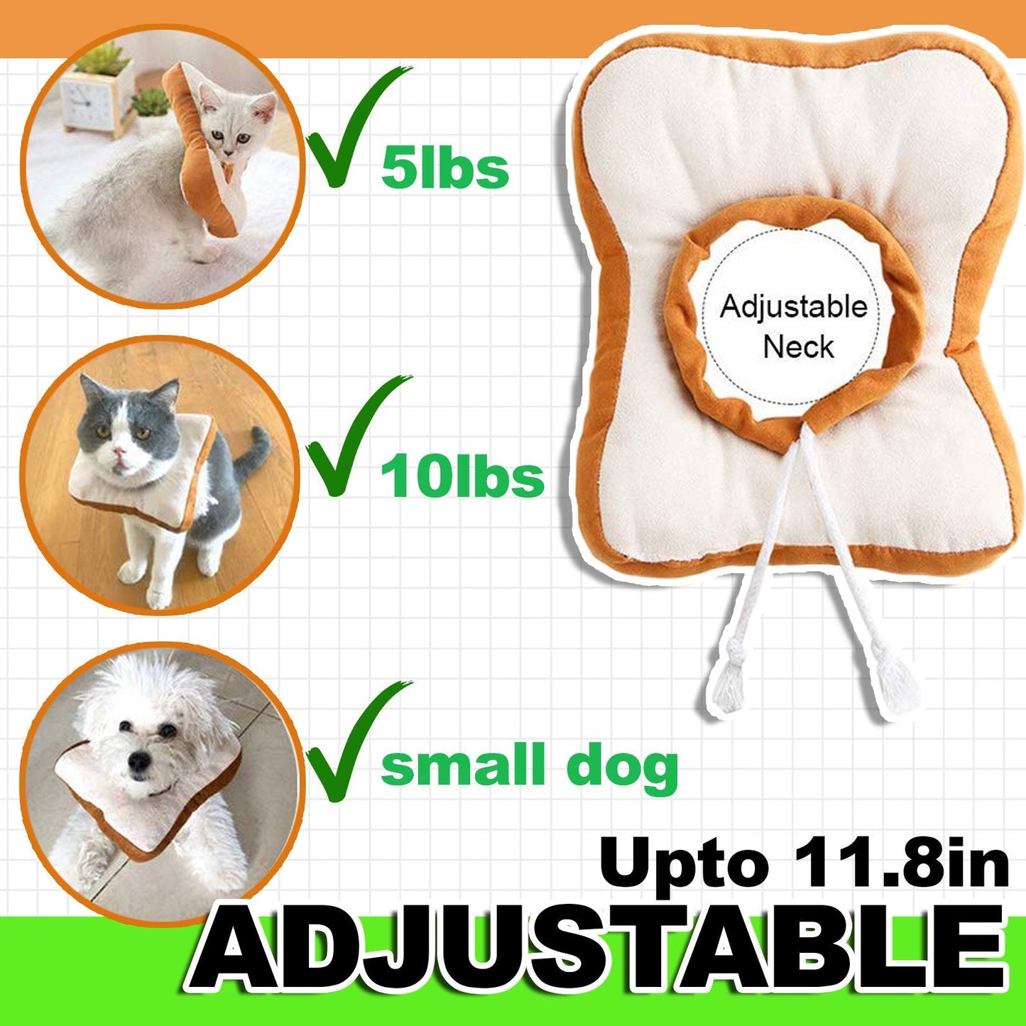 AEXZR® Adjustable Comfy Pet Cone