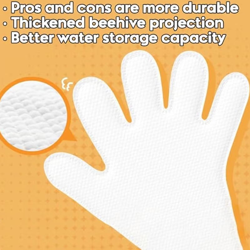 🔥 AEXZR®  Rinse-Free Dog Shampoo Mitts – Hypoallergenic Pet Bath Wipes | 6-Pack for Easy Grooming & Sparkling Clean Fur 🐶✨