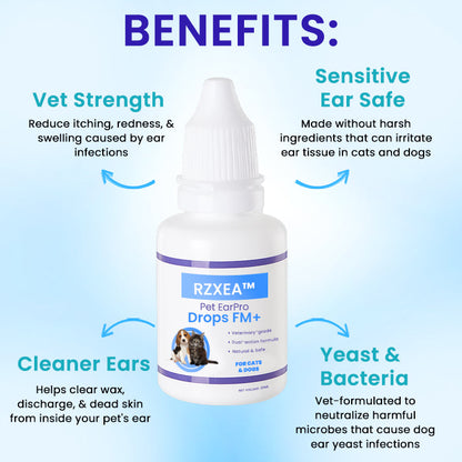 🌟 Official Store | RZXEA™ Pet EarPro Drops FM+